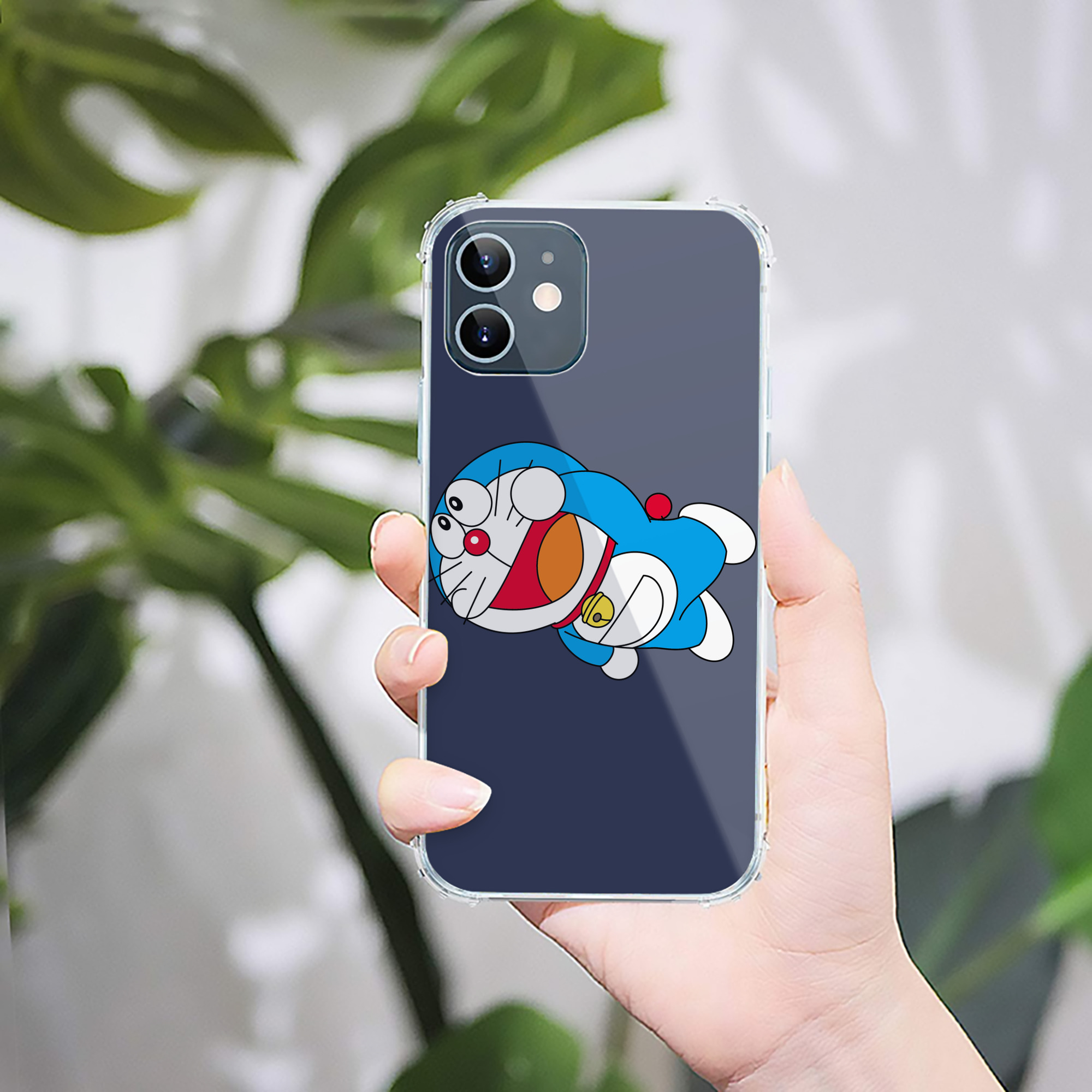 （画像用） ドラえもん Doraemon 【iPhone 12シリーズ対応】透明スマホケース（クリアソフトケース）
